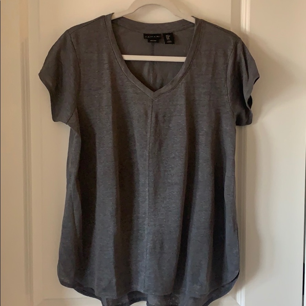 Tahari Linen T-Shirt